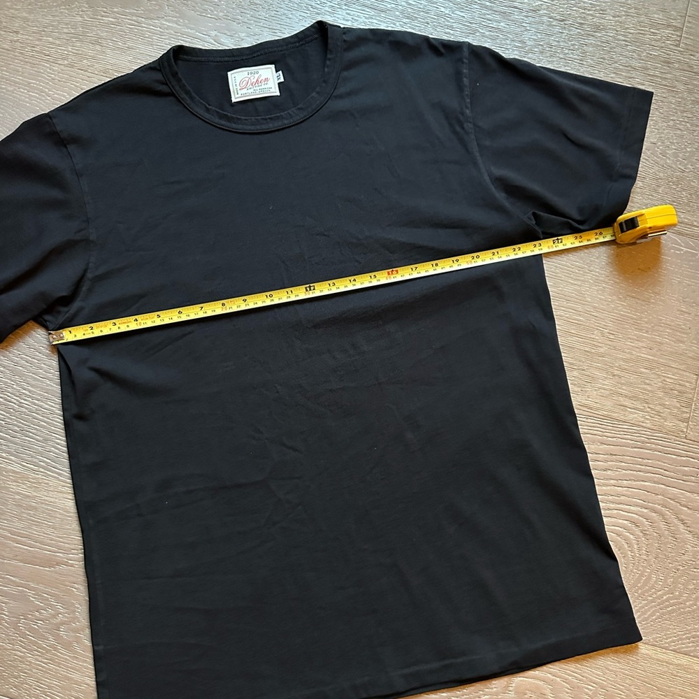 Dehen 1920 Heavy Duty Tee Black Size XL
